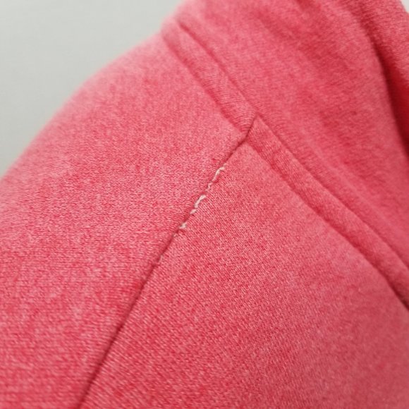 Victoria's Secret PINK sweatshirt Small dog logo graphic 1/4 zip collegiate - Picture 10 of 15